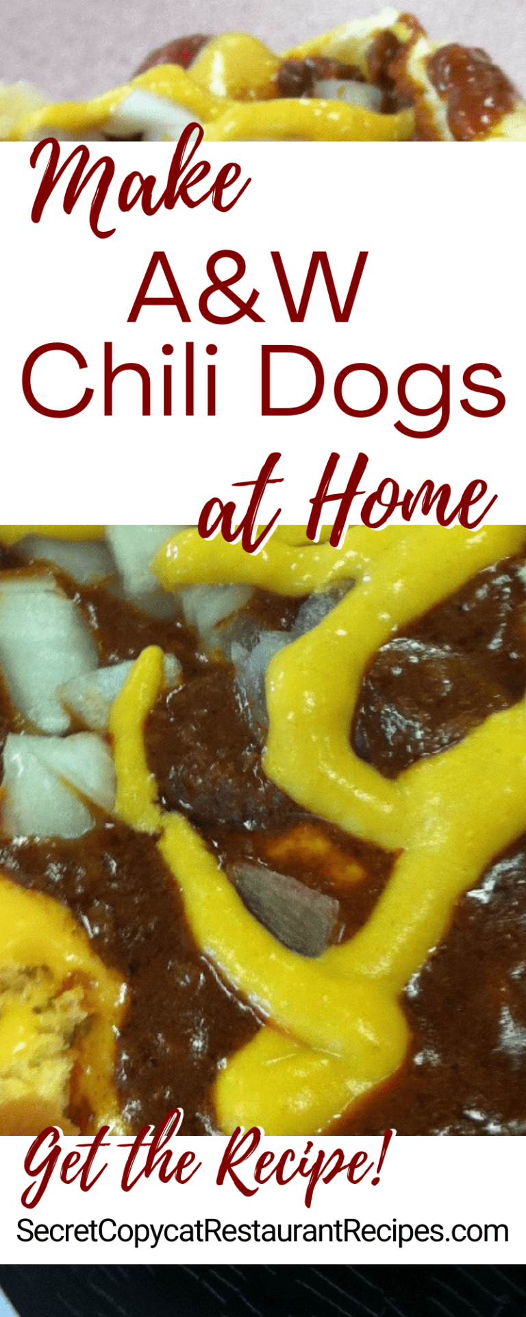 A&W Chili Dog Restaurant Recipe Hot Dog Recipes