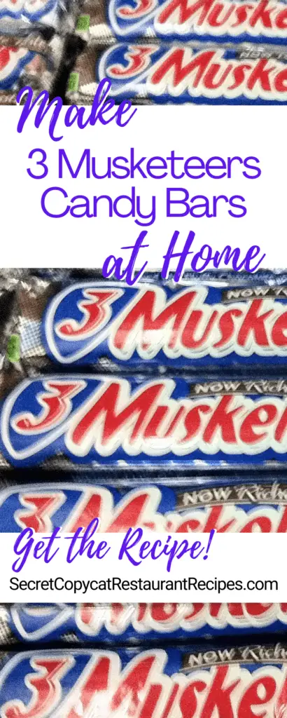 3 Musketeers Candy Bars Home Recipe