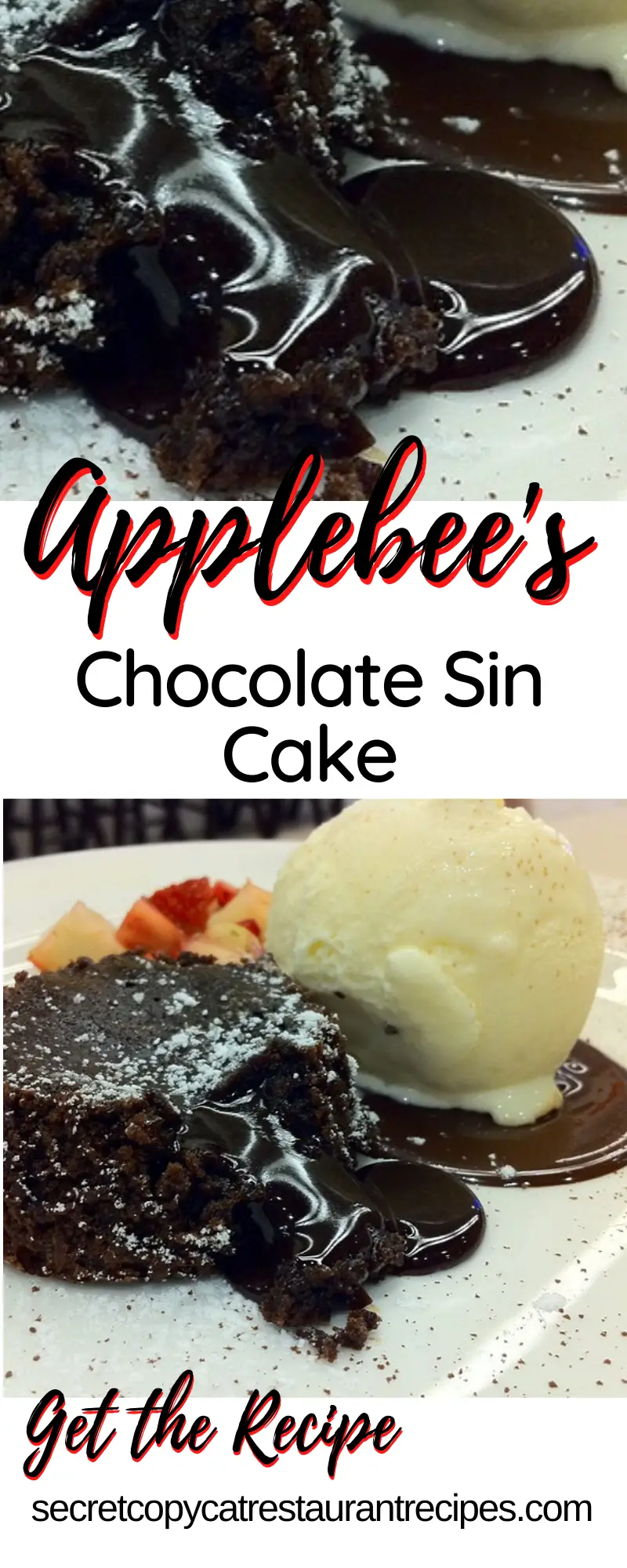 Applebee’s Chocolate Sin Cake Recipe