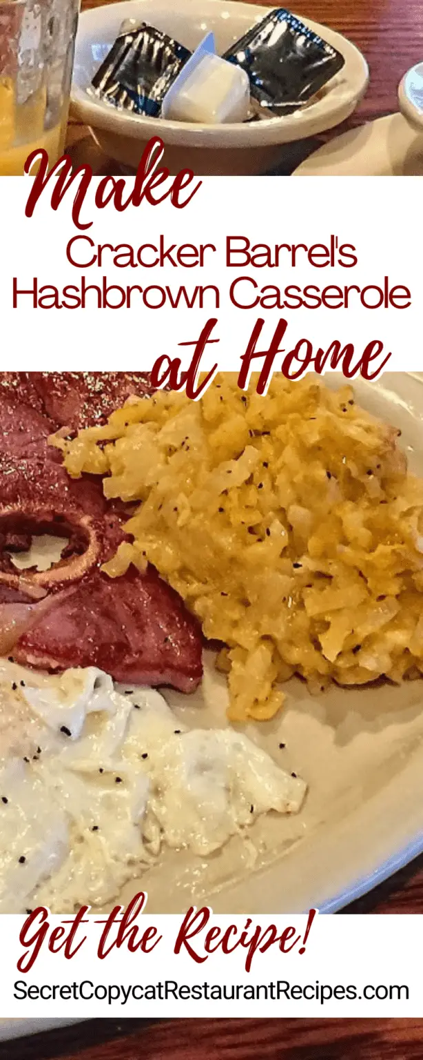 Cracker Barrel’s Hashbrown Casserole Restaurant Recipe