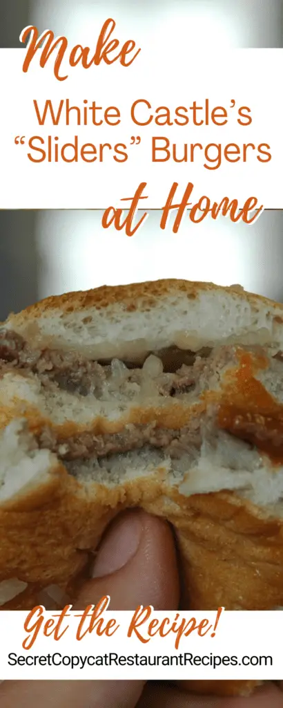 White Castle’s “Sliders” Burger Recipe