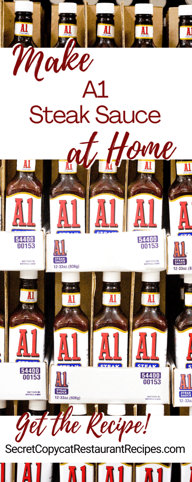A1 Steak Sauce Secret Recipe