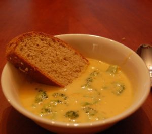 Black-Eyed Pea Broccoli-Cheese Soup Recipe