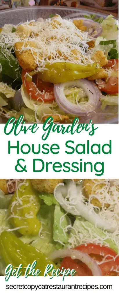 Olive Garden Salad & Dressing Recipe