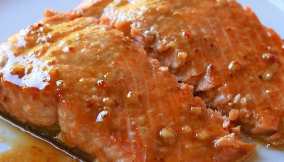 Red Lobster Maple-Glazed Salmon and Shrimp Recipe