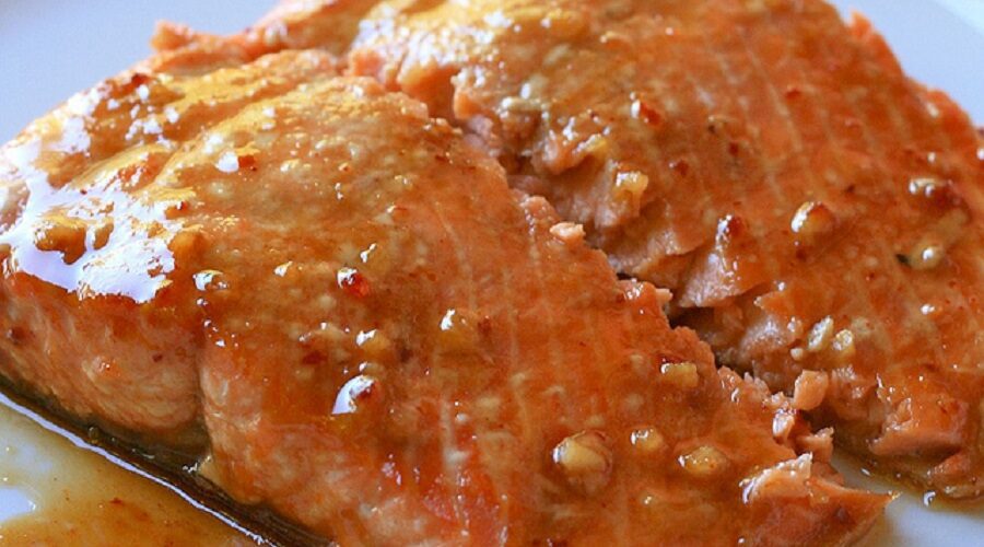 Red Lobster Maple-Glazed Salmon and Shrimp Recipe