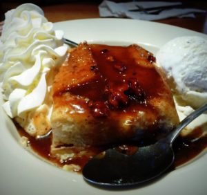 Famous Dave's Bread Pudding with Praline Sauce Recipe