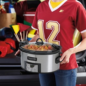 Crock-Pot 6-Quart Programmable Cook and Carry Oval Slow Cooker - Great for Tailgating 300