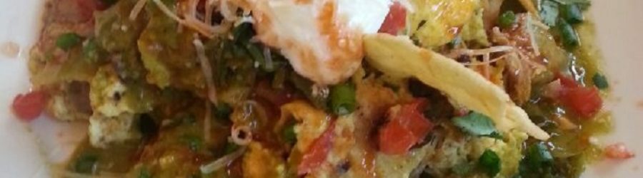 Cheesecake Factory Green Chilaquiles with Carnitas and Eggs