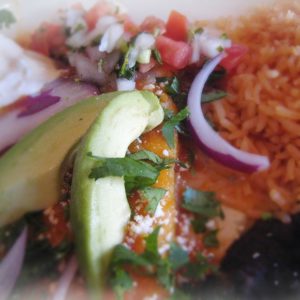 Acapulco Crab and Avocado Enchiladas with Cilantro Cream Sauce Recipe