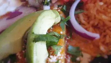 Acapulco Crab and Avocado Enchiladas with Cilantro Cream Sauce Recipe
