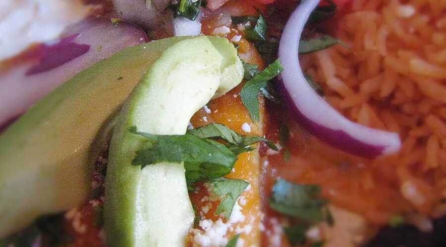 Acapulco Crab and Avocado Enchiladas with Cilantro Cream Sauce Recipe