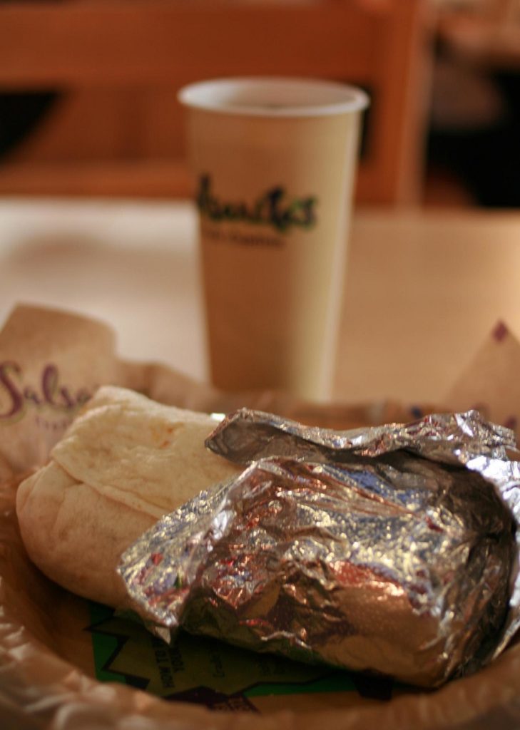 Salsarita’s Fresh Cantina Grilled Chicken Burrito Recipe