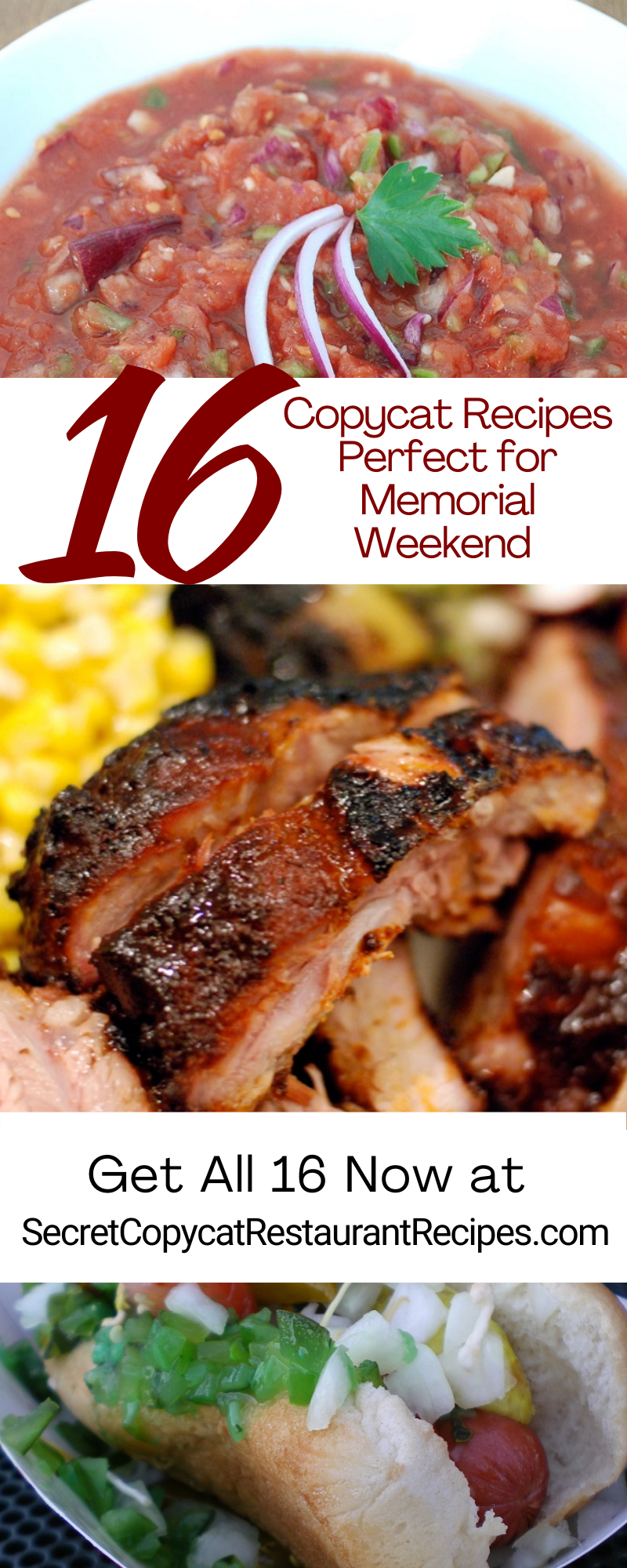 16 Memorial Weekend Recipes - Pin