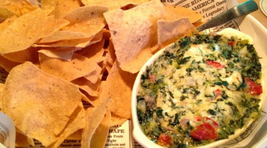 Bubba Gump Shrimp Company Bubba's Far Out Spinach Dip Recipe