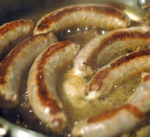 Gordon Biersch Beer Braised Sausages Recipe