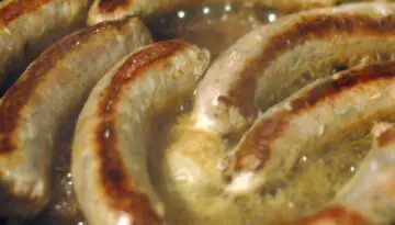 Gordon Biersch Beer Braised Sausages Recipe