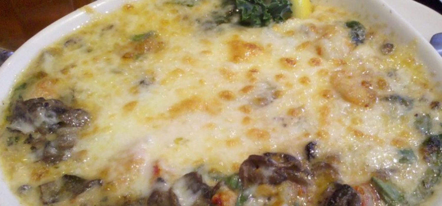 Pappadeaux Seafood Kitchen Blackened Oyster and Shrimp Fondeaux Recipe