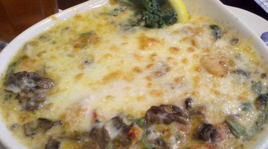 Pappadeaux Seafood Kitchen Blackened Oyster and Shrimp Fondeaux Recipe