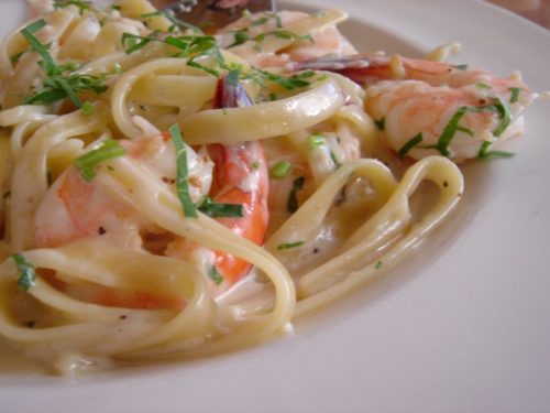 California Pizza Kitchen Shrimp Scampi Zucchini Fettuccine Recipe ...