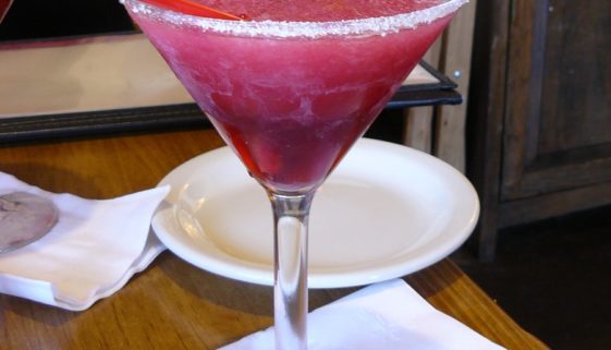 Johnny Carino's Pomegranate Granita Cocktail