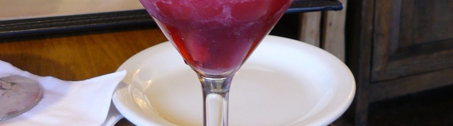 Johnny Carino's Pomegranate Granita Cocktail