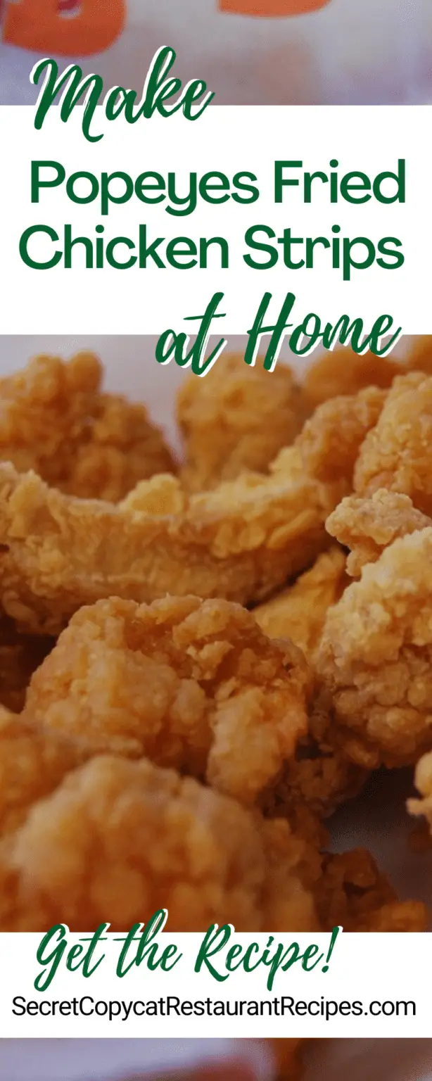 Popeyes Fried Chicken Strips Recipe Secret Copycat Restaurant Recipes