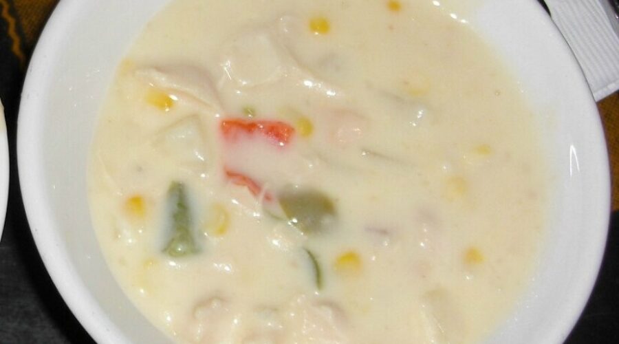 Disney's Boma Restaurant at the Animal Kingdom Lodge Chicken Corn Chowder Recipe
