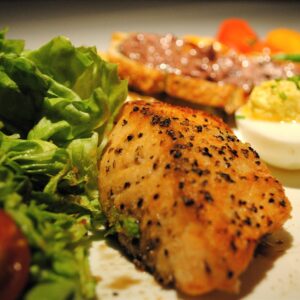 Fleming's Prime Steakhouse Salmon with Greens Recipe
