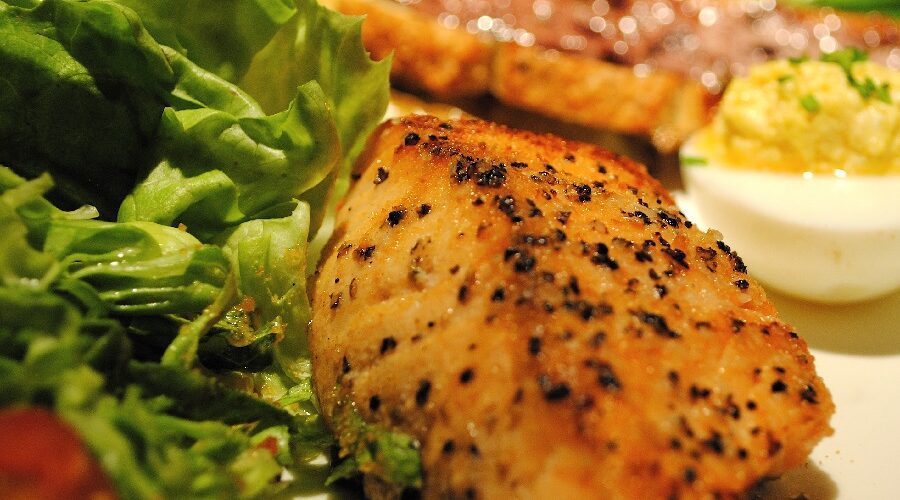 Fleming's Prime Steakhouse Salmon with Greens Recipe