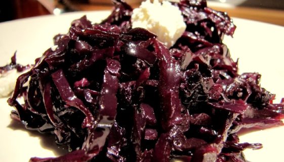 Houston's Braised Red Cabbage with Goat Cheese Recipe