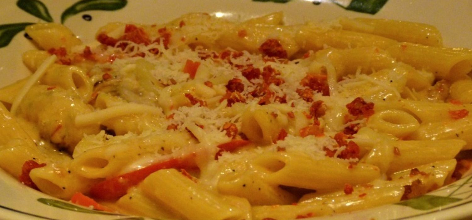 Olive Garden Smoked Mozzarella Chicken and Penne Pasta Recipe - Secret ...