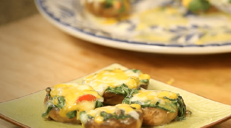 Abuelo's Spinach Stuffed Mushrooms Recipe