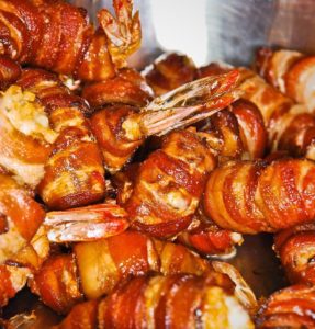 Abuelo's Bacon Wrapped Stuffed Shrimp Fajitas Recipe