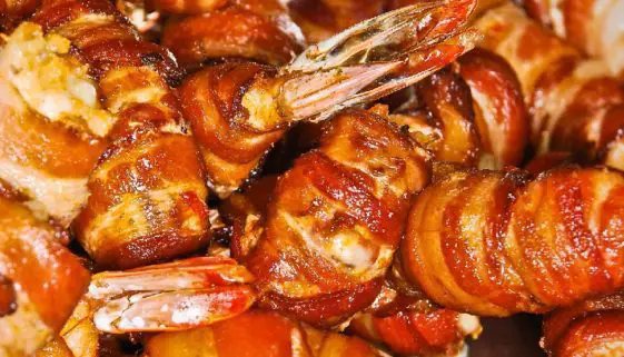 Abuelo's Bacon Wrapped Stuffed Shrimp Fajitas Recipe