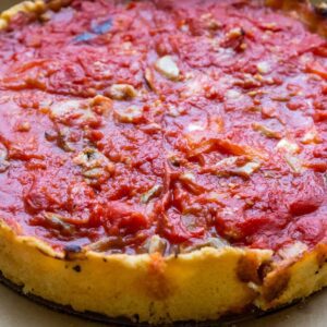Uno Pizzeria & Grill Cheese and Tomato Deep Dish Pizza Recipe