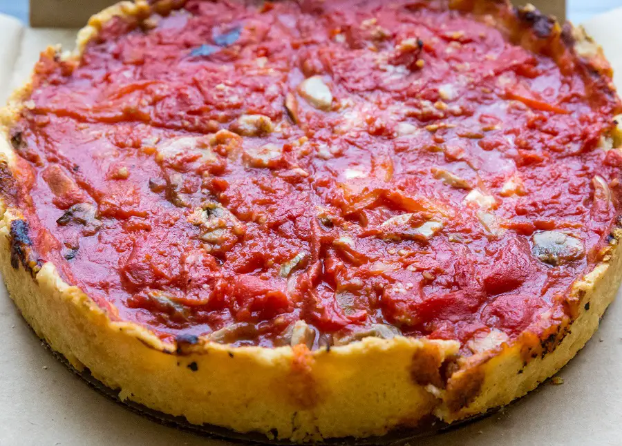 Uno Pizzeria & Grill Cheese and Tomato Deep Dish Pizza Recipe