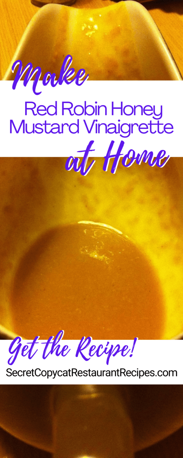 Red Robin Honey Mustard Vinaigrette Recipe