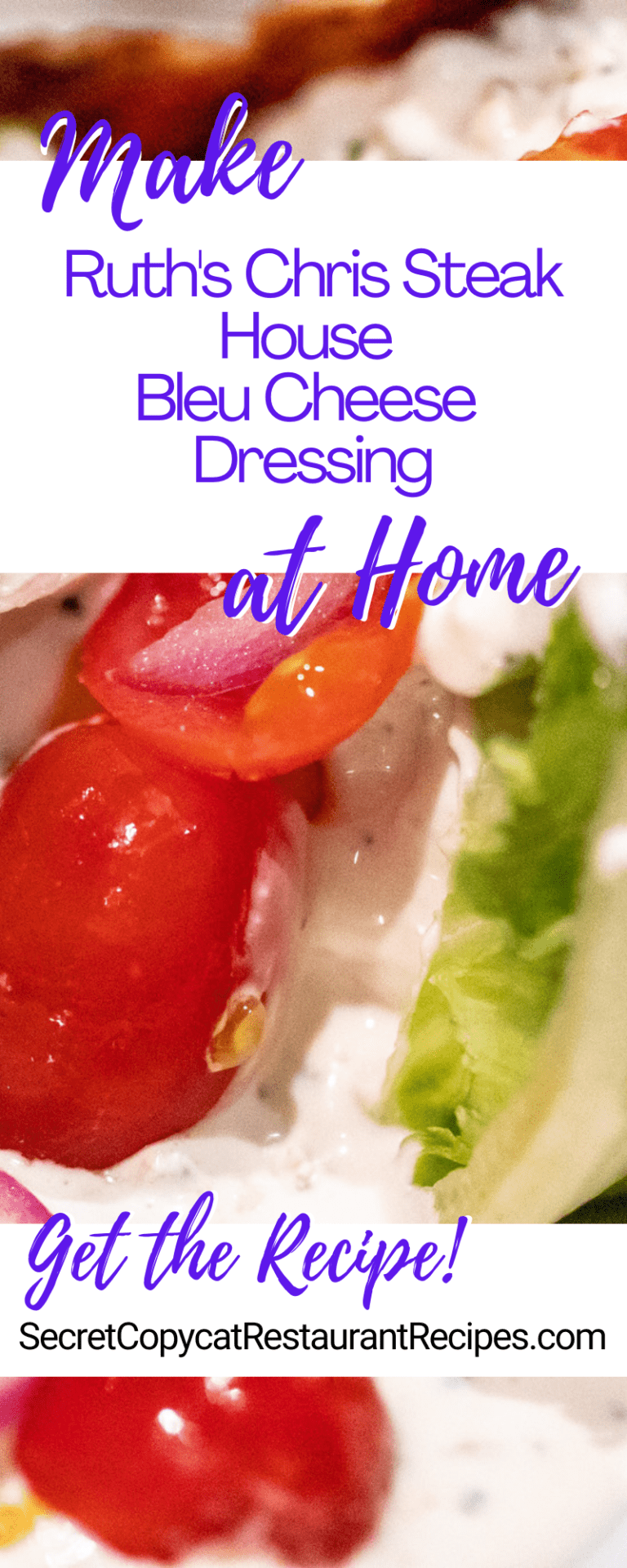 Ruth's Chris Steak House Bleu Cheese Dressing Recipe