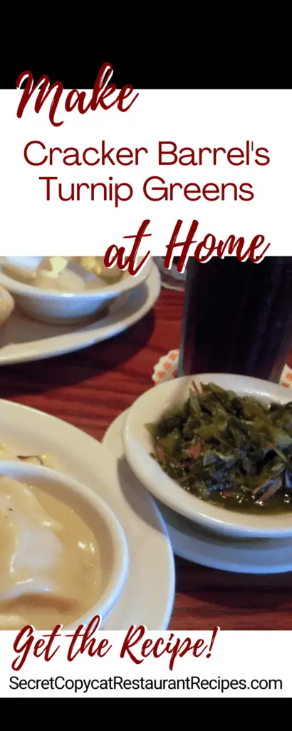 Cracker Barrel Turnip Greens Recipe