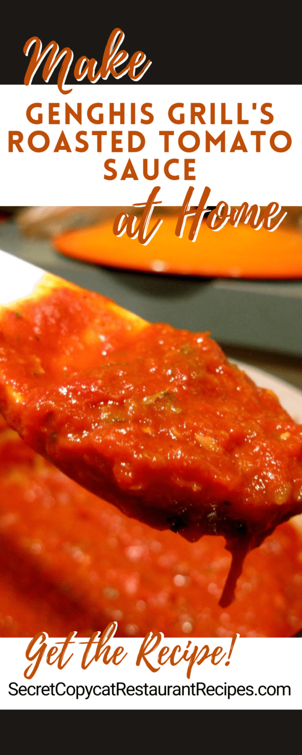 Genghis Grill Roasted Tomato Sauce Recipe