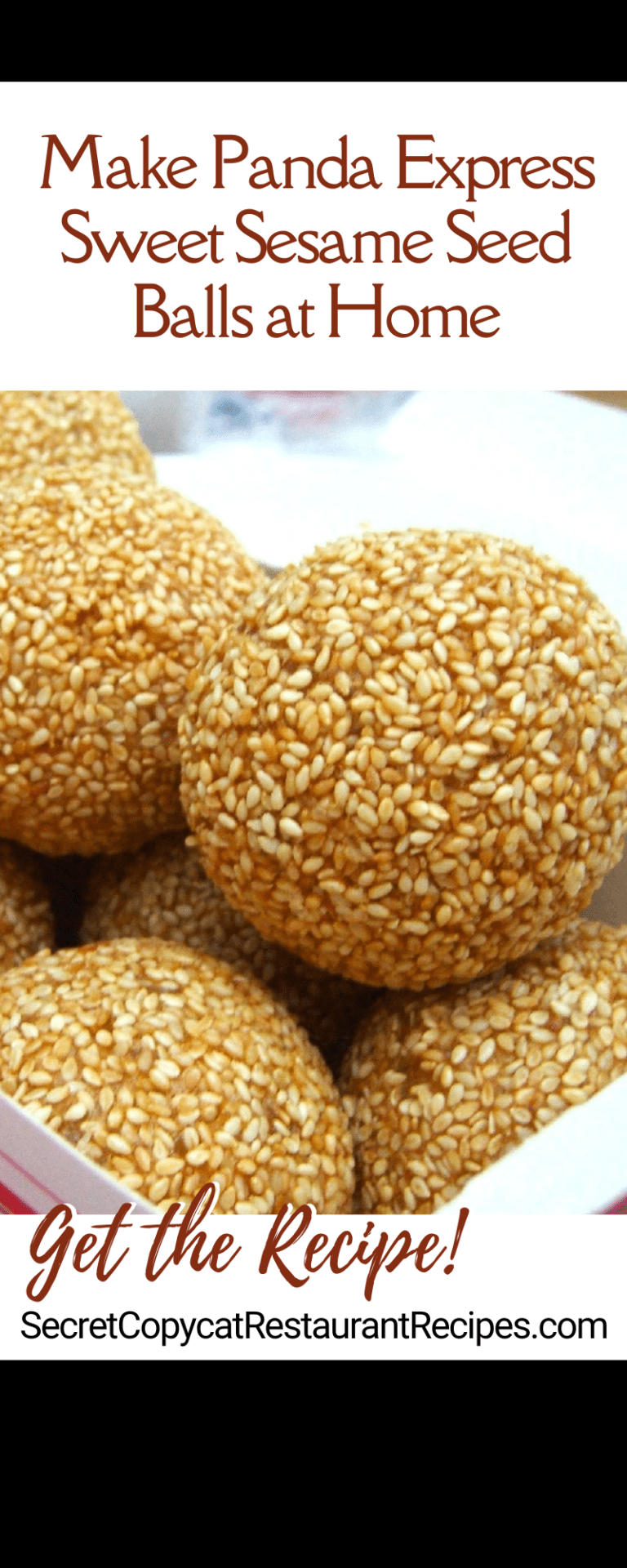 Panda Express Sweet Sesame Seed Balls Recipe