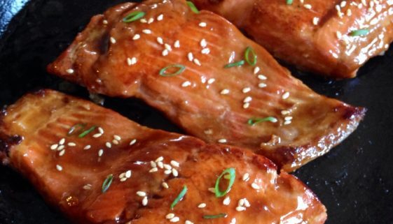 The Big Bowl Teriyaki-Glazed Salmon Recipe