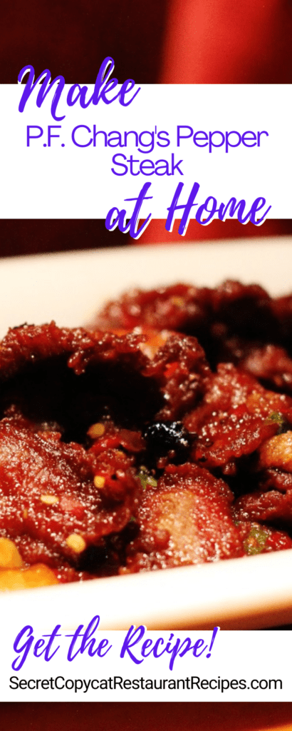 P.F. Chang's Pepper Steak Recipe