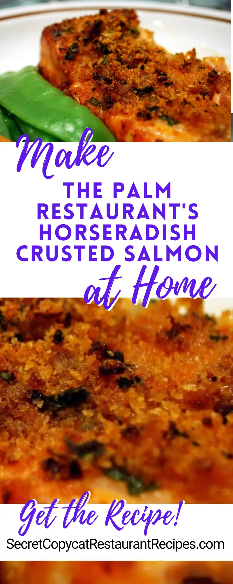 The Palm Restaurant Horseradish Crusted Salmon Recipe