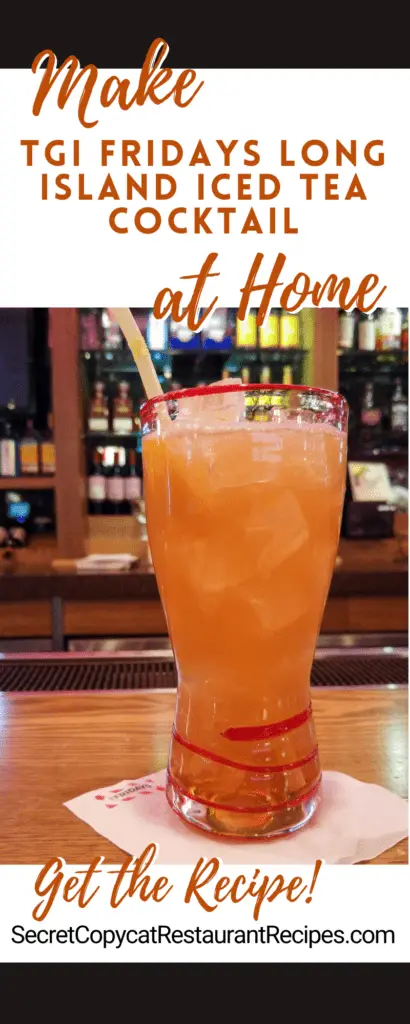 TGI Fridays Long Island Iced Tea Cocktail Recipe