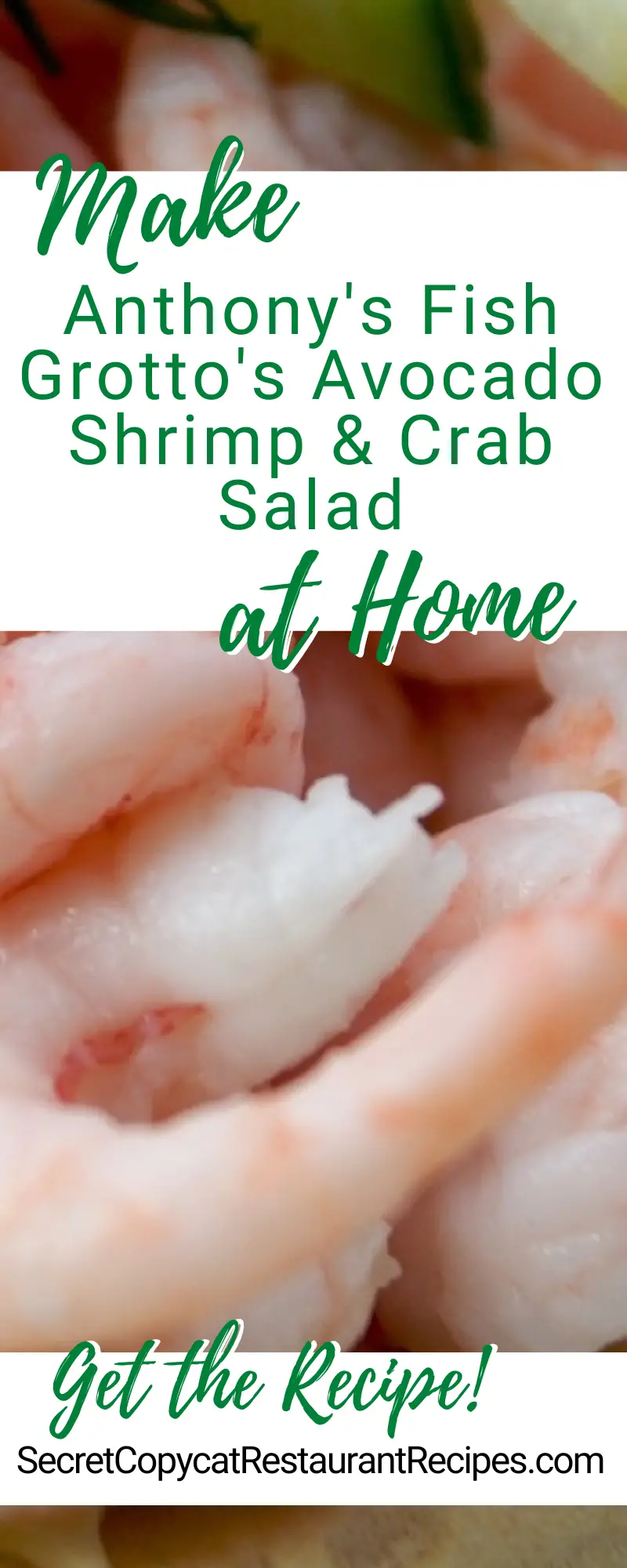 Anthony's Fish Grotto Avocado Shrimp and Crab Salad Recipe