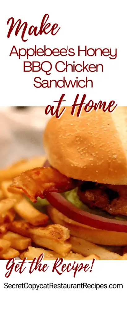 Applebee's Honey BBQ Chicken Sandwich Recipe