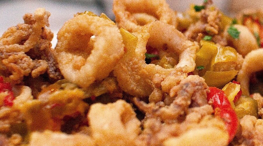 The Capital Grille Pan-Fried Calamari with Hot Cherry Peppers Recipe