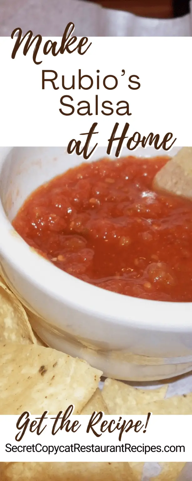 Rubio's Salsa Recipe - Secret Copycat Restaurant Recipes